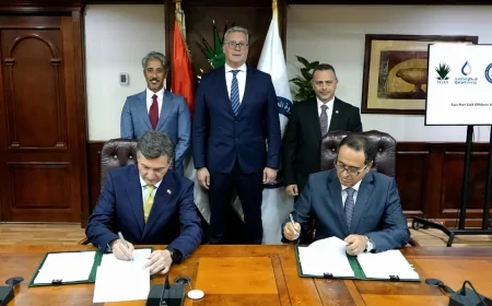 توقيع 4 اتفاقيات للقابضة للغازات الطبيعية مع شركات عالمية لزيادة استثمارات البحث عن الغاز
