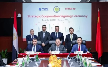 عبد الغفار  يبحث مع الرئيس التنفيذي لشركة «Mindray» التعاون في دعم توطين الصناعات الطبية