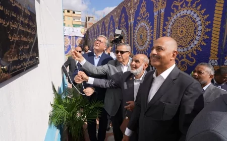 بمبادرة مجتمعية من قطاع البترول .. وزير البترول ومحافظ الإسكندرية يفتتحان تطوير قري منطقة كنج مريوط