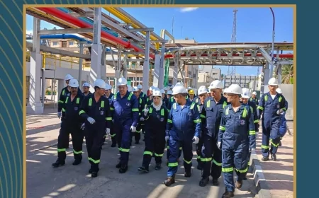 رئيس "هيئة  البترول " يتفق على زيادة الخام والتوسع في إنتاج المذيبات بمصفاة الإسكندرية