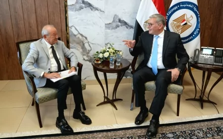 وزير البترول والثروة المعدنية يبحث مع  نجيب ساويرس تعزيز الاستثمارات في قطاع التعدين و التنقيب عن الذهب