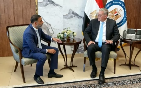 وزير البترول والثروة المعدنية يبحث مع أركيوس انرجي تعزيز الاستثمارات في استكشاف وإنتاج الغاز الطبيعي بالبحر المتوسط