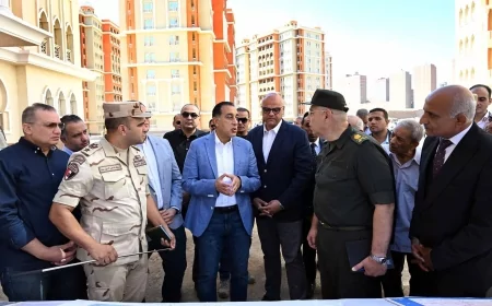رئيس الوزراء يتابع الموقف التنفيذي لمشروع التطوير العمراني لعواصم المحافظات والمدن الكبرى بالمحافظة