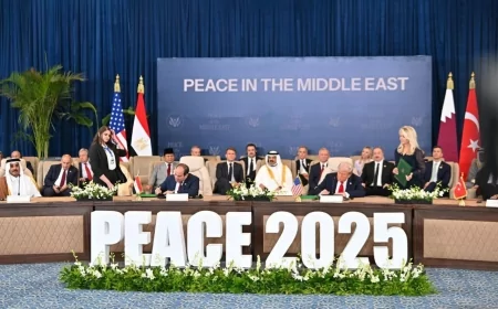 "قمة شرم الشيخ للسلام" برئاسة مصر والولايات المتحدة تطلق "أفقًا جديدًا" لإنهاء الحرب في غزة وتسوية القضية الفلسطينية
