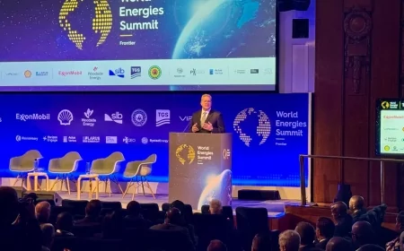 في القمة العالمية للطاقة بلندن..  وزير البترول والثروة المعدنية : حفر 480 بئرًا استكشافية جديدة باستثمارات 5.7 مليارات دولار 