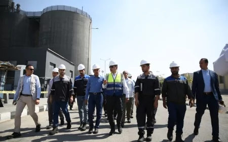 بعد توقف عامين.. وزير قطاع الأعمال يطلق التشغيل التجريبي لمصنع بلوكات الأنود الكربونية بالعين السخنة لدعم سلاسل إنتاج الألومنيوم