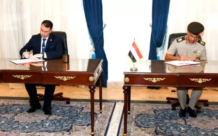 لتحقيق الأمن البيئي والإشعاعي.. القوات المسلحة وهيئة المحطات النووية توقعان بروتوكول تعاون لتبادل الخبرات في مجال التحاليل والقياسات