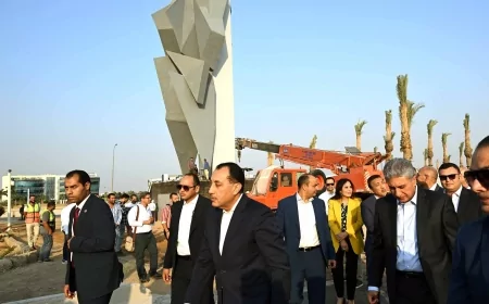 قبل ١٥ يوماً من احتفالية افتتاحه.. رئيس الوزراء يطمئن ميدانيا على الانتهاء من أعمال تطوير المنطقة المحيطة بالمتحف المصري الكبير