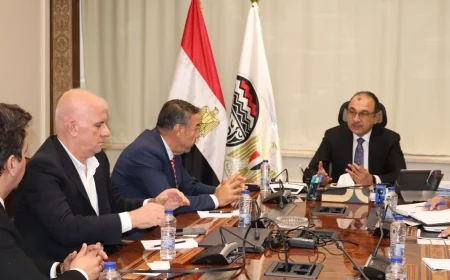 وزير قطاع الأعمال العام يستقبل رئيس مجموعة اروجلو العالمية لبحث فرص الاستثمار والتعاون في إدارة وتشغيل عدد من مصانع الغزل والنسيج الجديدة