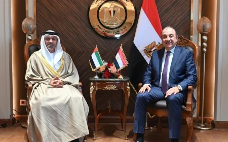 وزير قطاع الأعمال العام يبحث مع السفير الإماراتي الجديد تعزيز التعاون الاقتصادي والاستثماري بين مصر والإمارات