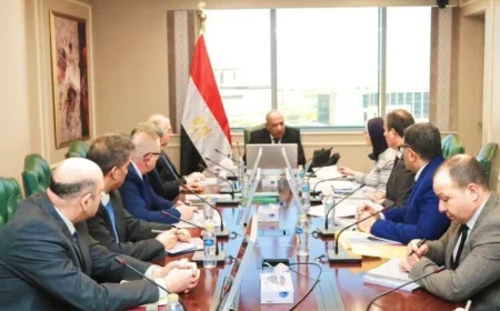 وزير الكهرباء يبحث مع جهاز مشروعات الخدمة الوطنية خطط تغذية مشروعات التنمية الزراعية والصناعية بالكهرباء