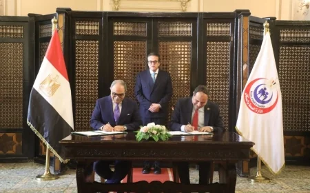 تكامل صحي..  وزير الصحة يشهد توقيع بروتوكول بين "المؤسسة العلاجية" و "فاكسيرا"