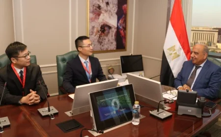 وزير الكهرباء يبحث مع شركة هواوي التعاون في مشروعات تخزين الطاقة والتحول الرقمي للشبكات