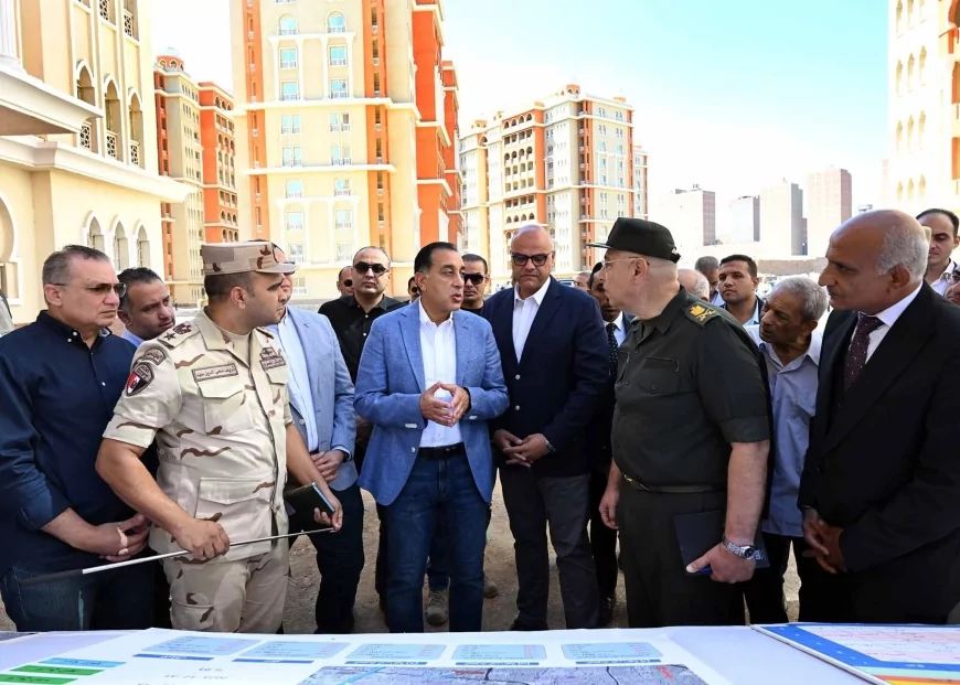 رئيس الوزراء يتابع الموقف التنفيذي لمشروع التطوير العمراني لعواصم المحافظات والمدن الكبرى بالمحافظة