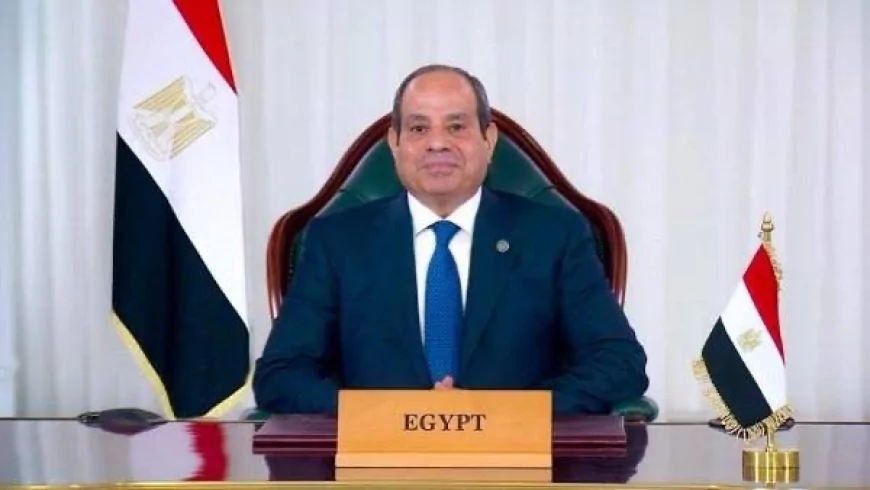 الرئيس السيسي يلتقي رئيس  مجموعة الصين الوطنية للهندسة الكيميائية