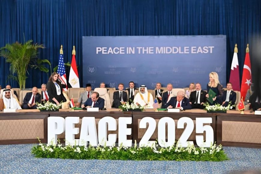 "قمة شرم الشيخ للسلام" برئاسة مصر والولايات المتحدة تطلق "أفقًا جديدًا" لإنهاء الحرب في غزة وتسوية القضية الفلسطينية
