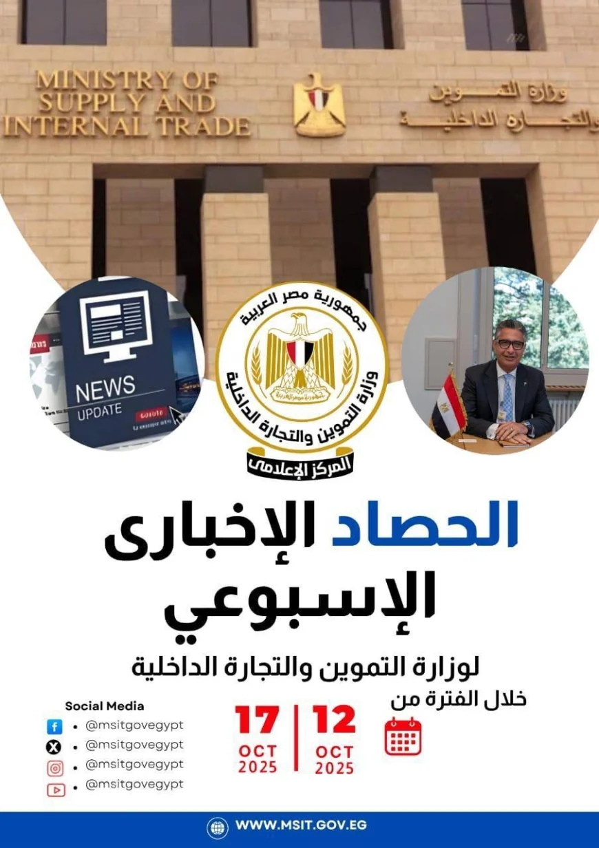 وزير التموين يختتم أسبوعاً حافلاً بتدشين "معمل X-RAY للذهب" وتأكيد استقرار الاحتياطي الاستراتيجي للسلع