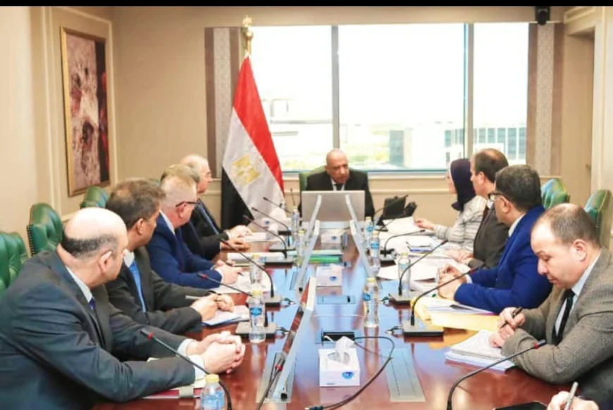 وزير الكهرباء يبحث مع جهاز مشروعات الخدمة الوطنية خطط تغذية مشروعات التنمية الزراعية والصناعية بالكهرباء