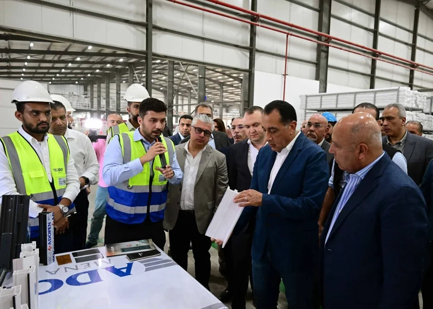 باستثمارات 15 مليون دولار.. رئيس الوزراء يفتتح مصنع "أدو مينا" بالسخنة الصناعية