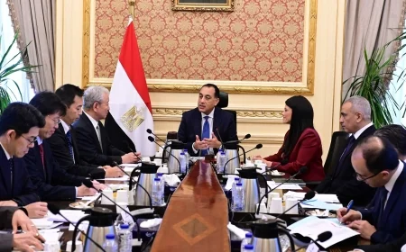 رئيس الوزراء يلتقي رئيس الوكالة اليابانية للتعاون الدولي "الجايكا"