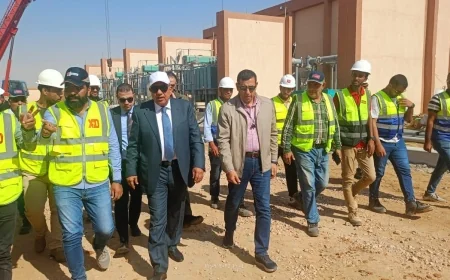 وزير الكهرباء يتفقد مصادر تغذية مشروعات “الدلتا الجديدة” ويعلن: 60 مليار جنيه لتأمين الطاقة لمشروعات التنمية الزراعية