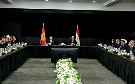 مدبولي ورئيس قيرغيزيا يترأسان المائدة المستديرة الاقتصادية المشتركة.. ورئيس الوزراء يؤكد: الزيارة تؤسس لمرحلة جديدة من التعاون المُكثف