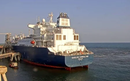 من مجمع إدكو.. تصدير شحنة من الغاز الطبيعي المسال إلى اليونان