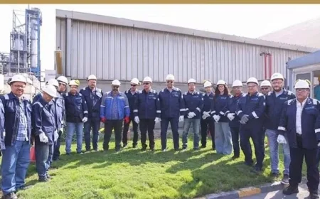 لمتابعة إجراءات السلامة والجاهزية للطوارئ.. وكيل أول وزارة البترول يتفقد مجمع موبكو بدمياط