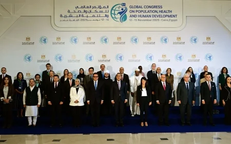 رئيس الوزراء يفتتح النسخة الثالثة من المؤتمر العالمي للسكان والصحة والتنمية (PHDC’25)