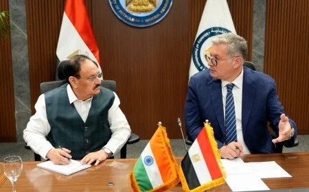 مباحثات مصرية هندية في مجالات الغاز والتعدين والبتروكيماويات