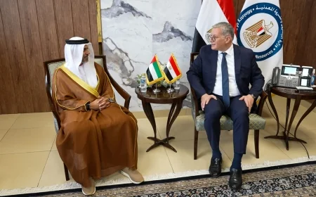 وزير البترول والثروة المعدنية يبحث مع سفير الإمارات تعزيز التعاون والشراكة في قطاع البترول والغاز