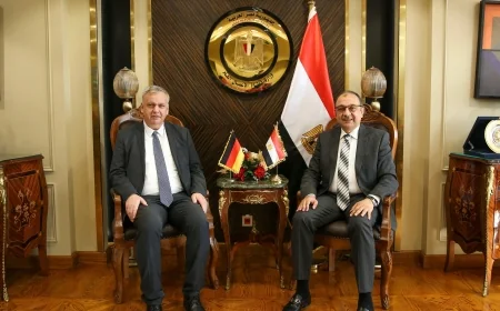 وزير قطاع الأعمال العام يستقبل سفير ألمانيا بالقاهرة لبحث تعزيز التعاون الصناعي والاستثماري