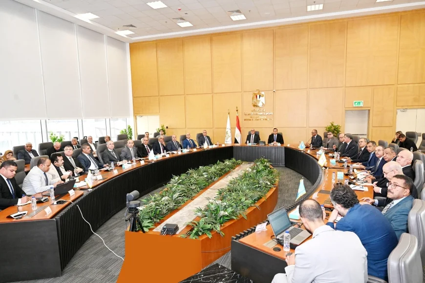 وزير الإسكان ورئيس الهيئة العربية للتصنيع يتابعان تنفيذ مشروعات "حياة كريمة"