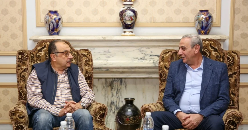 وزير قطاع الأعمال العام يلتقي محافظ الغربية في مستهل زيارته لشركة مصر للغزل والنسيج بالمحلة الكبرى