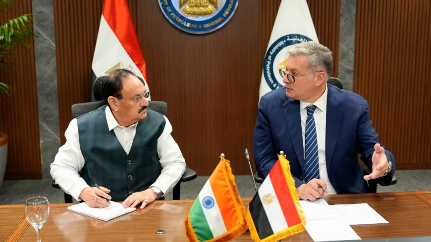 مباحثات مصرية هندية في مجالات الغاز والتعدين والبتروكيماويات