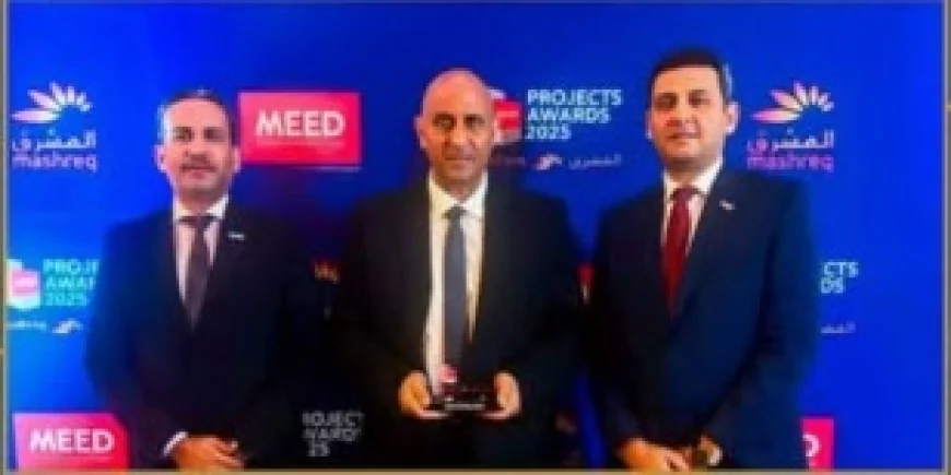 إنبي تفوز بجائزة MEED العالمية عن مشروع تنمية حقل شمال صفا البحري