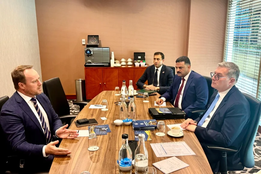 وزير البترول والثروة المعدنية  يبحث  مع شركة بل بوتر العالمية أليات تمويل مشروعات الاستكشاف 