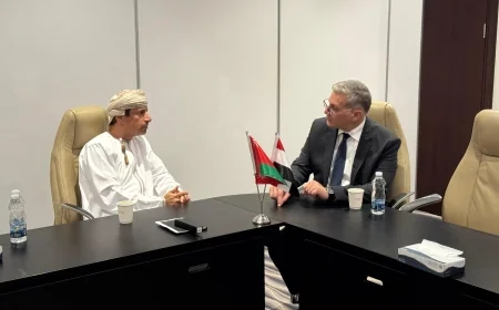 وزير البترول والثروة المعدنية يبحث مع نظيره العمانى زيادة حجم اعمال الشركات المصرية في السوق العمانية