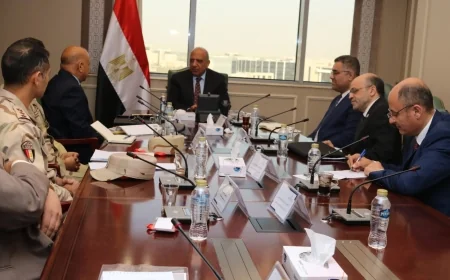 وزير الكهرباء والطاقة المتجددة يجتمع برؤساء الشركة المصرية للتعدين والجهاز التنفيذي للإشراف على مشروعات المحطات النووية وهيئة المواد النووية