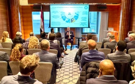 برئاسة المهندس كريم بدوي.. بعثة الأعمال المصرية في لندن للترويج للحوافز الاستثمارية بقطاع التعدين المصري