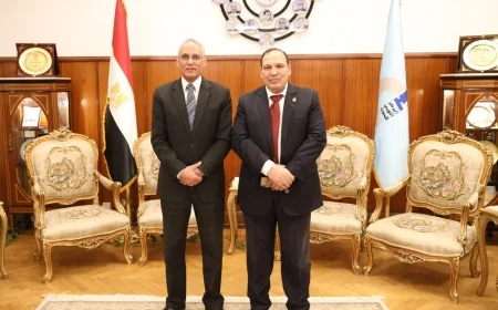 رئيس المركز القومي للبحوث يستقبل رئيس مجلس إدارة الجمعية المصرية للصحة الواحدة
