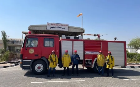 تنفيذ تجربة محاكاة ناجحة لمكافحة حريق بشركة أسبك بالإسكندرية