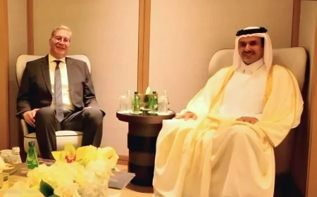 وزير البترول والثروة المعدنية يلتقي نظيره القطري لبحث تعزيز التعاون و فتح أسواق عمل للشركات المصرية بقطر