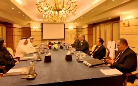 وزير البترول يبحث مع نظيره البحريني  تعزيز التعاون في مجال الطاقة