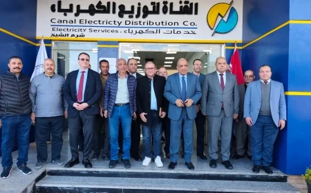 وزير الكهرباء والطاقة المتجددة فى زيارة ميدانية إلى هندسة كهرباء مدينة شرم الشيخ.