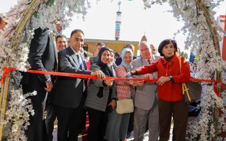 إفتتاح مدرسة زهور المعرفة للتعليم الأساسى في العامرية بعد تطويرها بدعم من الشركة المصرية لإنتاج الإيثيلين ومشتقاته " ايثيدكو "