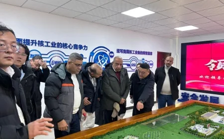 وزير الكهرباء والطاقة المتجددة يزور منجمًا ومصنعًا لاستخلاص العناصر الاستراتيجية بمقاطعة منغوليا الداخلية الصينية