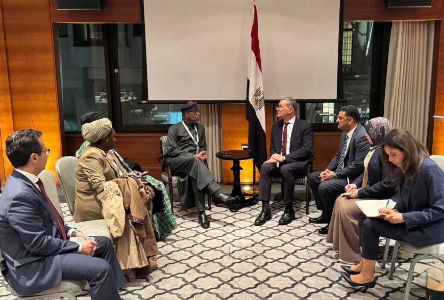 وزير البترول يبحث تعزيز الشراكة وتبادل الخبرات مع نيجيريا في قطاع التعدين