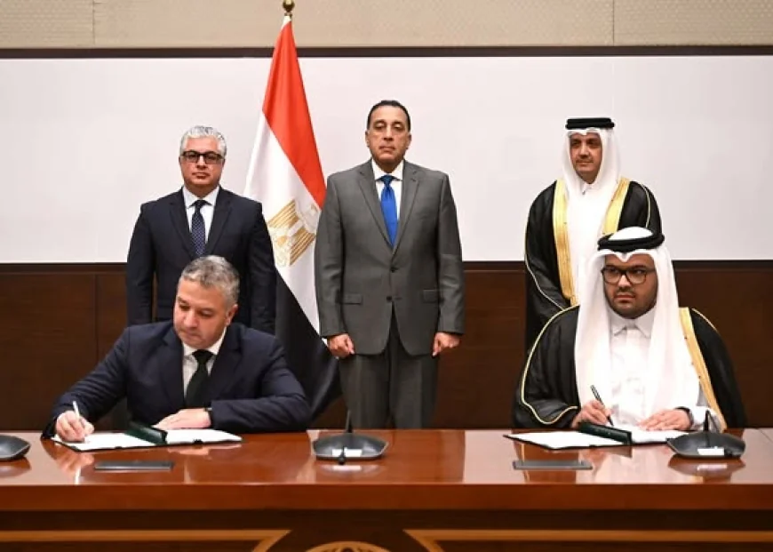 رئيس الوزراء يشهد توقيع عقد مشروع شركة "المانع" لإنتاج وقود الطائرات المستدام بالسخنة باستثمارات 200 مليون دولار