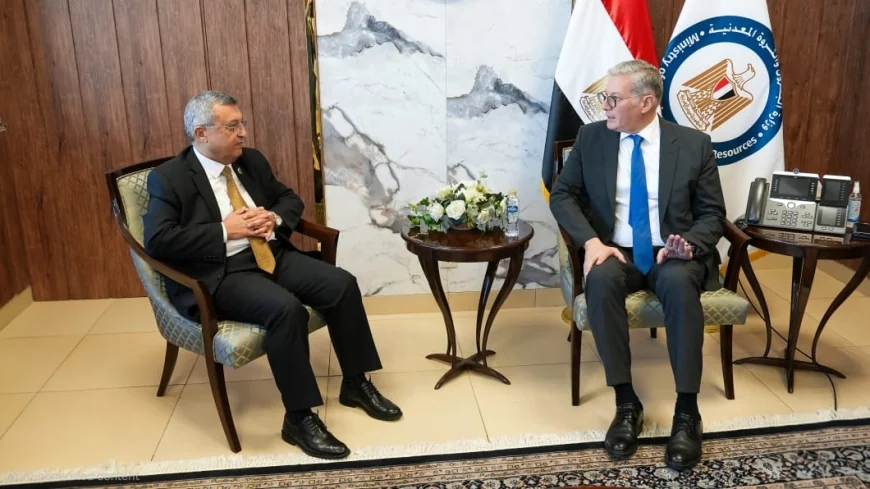 وزير البترول والثروة المعدنية يستقبل هيئة مكتب لجنة الطاقة والبيئة والقوى العاملة بمجلس الشيوخ برئاسة المهندس أسامة كمال